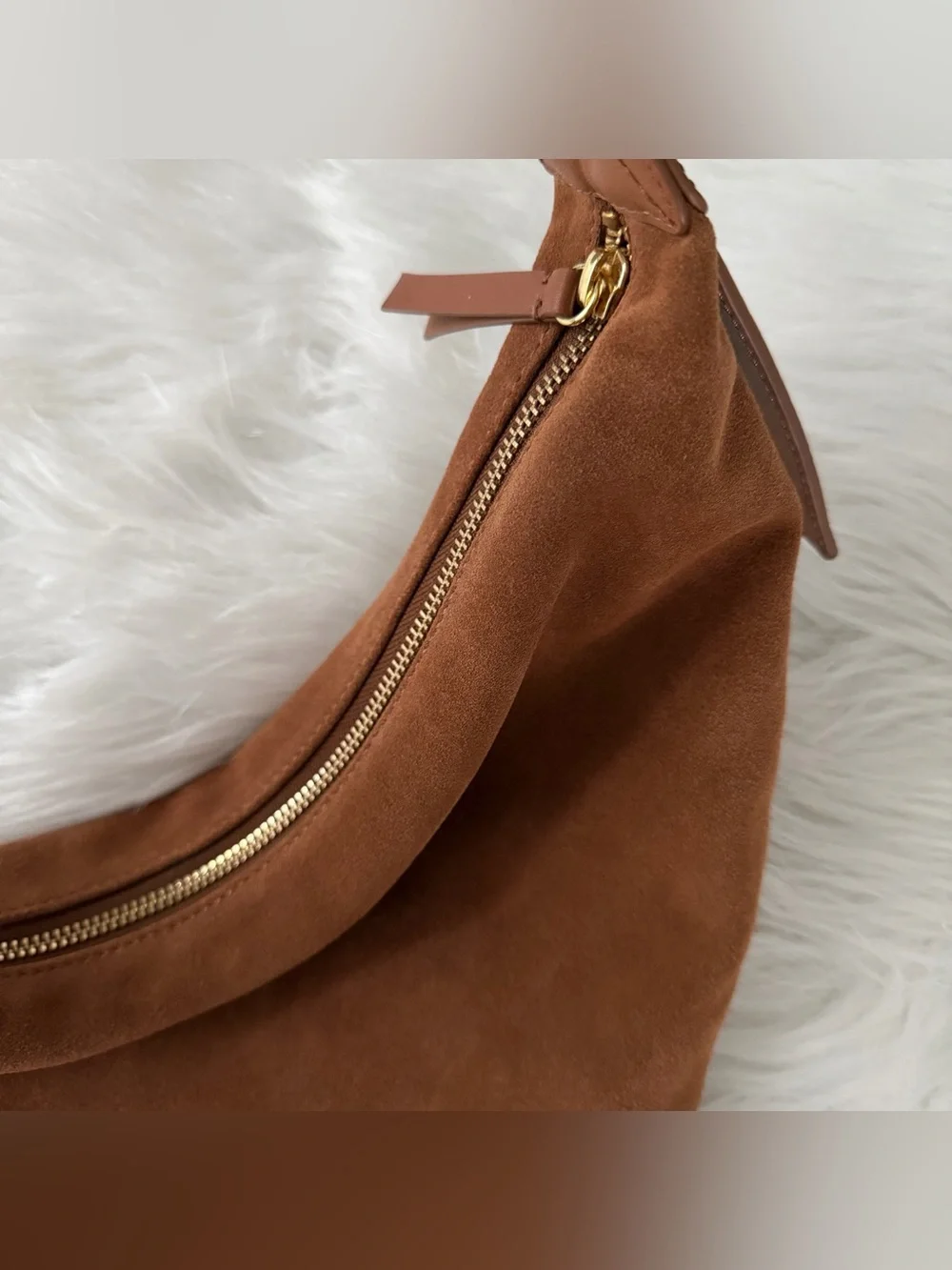 NWOT - LOFT Suede Hobo Bag